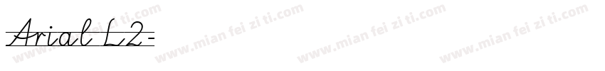 Arial L2字体转换